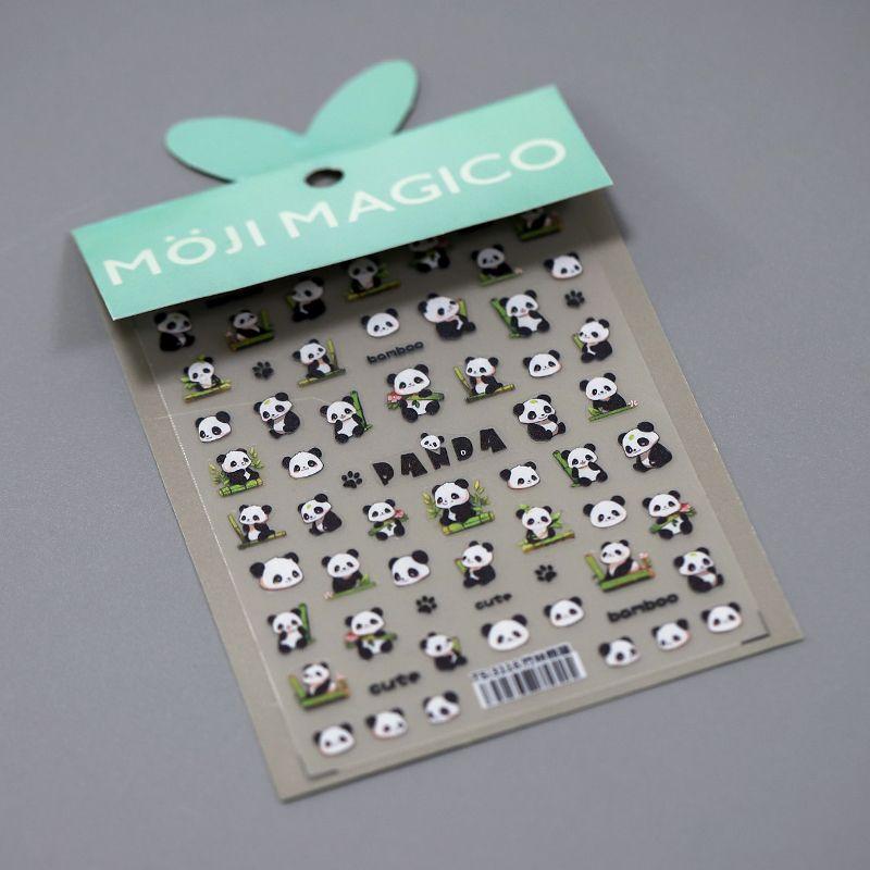 

Qiji Cute Bamboo Panda Three-Dimensional Relief Nail Stickers Waterproof Nail Sticker Decorative Jewelry 3116 3117 TS-3116 Bamboo Panda