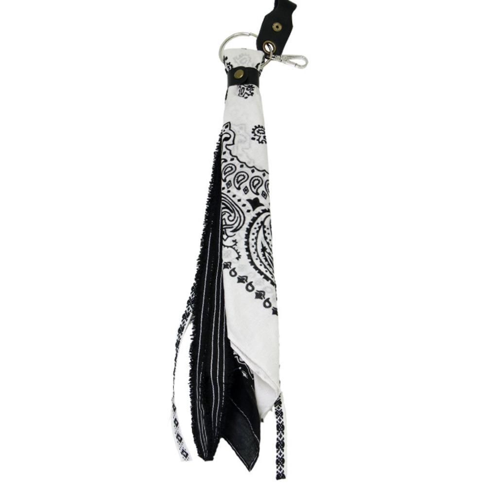 Universal Handmade Streamer Hip Hop Retro Tassel Decoration  Biker Headscarf