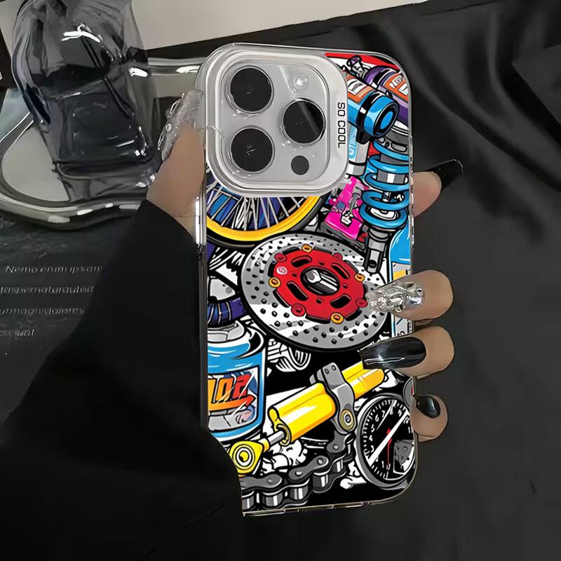 

Mechanical Gear Silver IMD Phone Case for Samsung Galaxy S26 ultra S25 S24 S23 S22 S21 Plus + FE A56 A55 A54 A53 A36 A35 Cover Galaxy S21