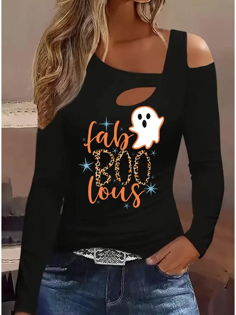 Fashion Painting Blouses Long Sleeved T Shirts Casual Skirt Tops