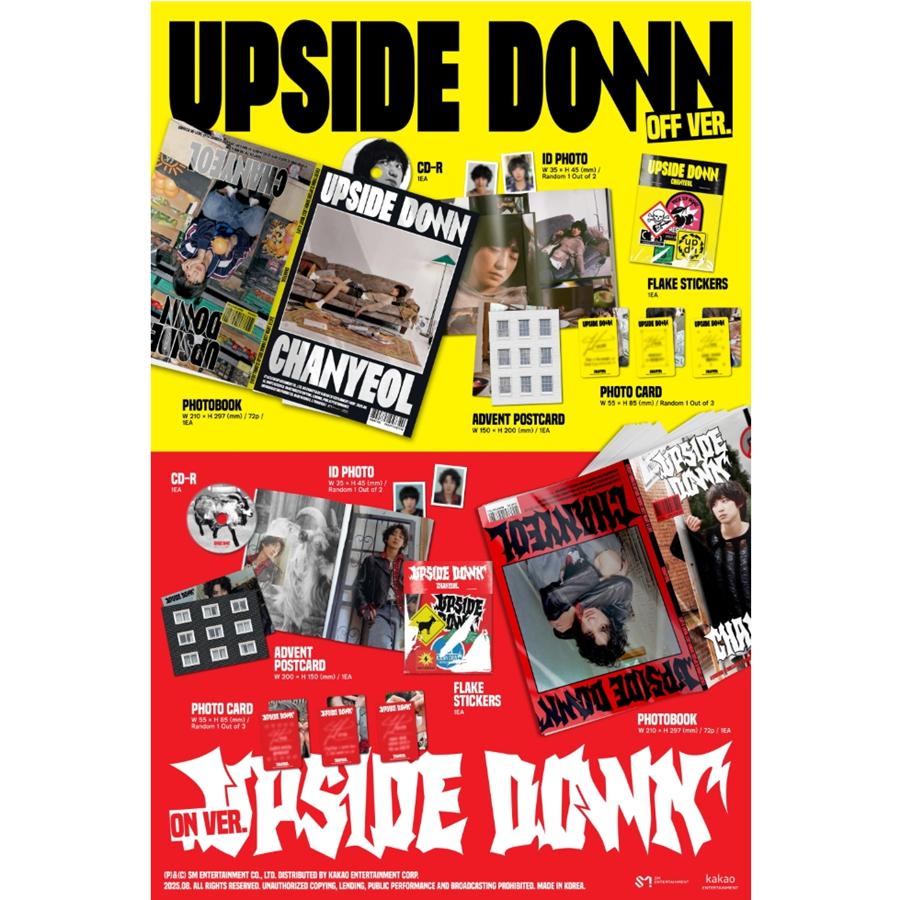 [Pre-order] [Lucky Draw] CHANYEOL(EXO) - Mini 2nd Album [Upside Down] Photobook Ver.