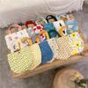Literary New Floral Handbag Mini Canvas Bag Casual Women's Handbag