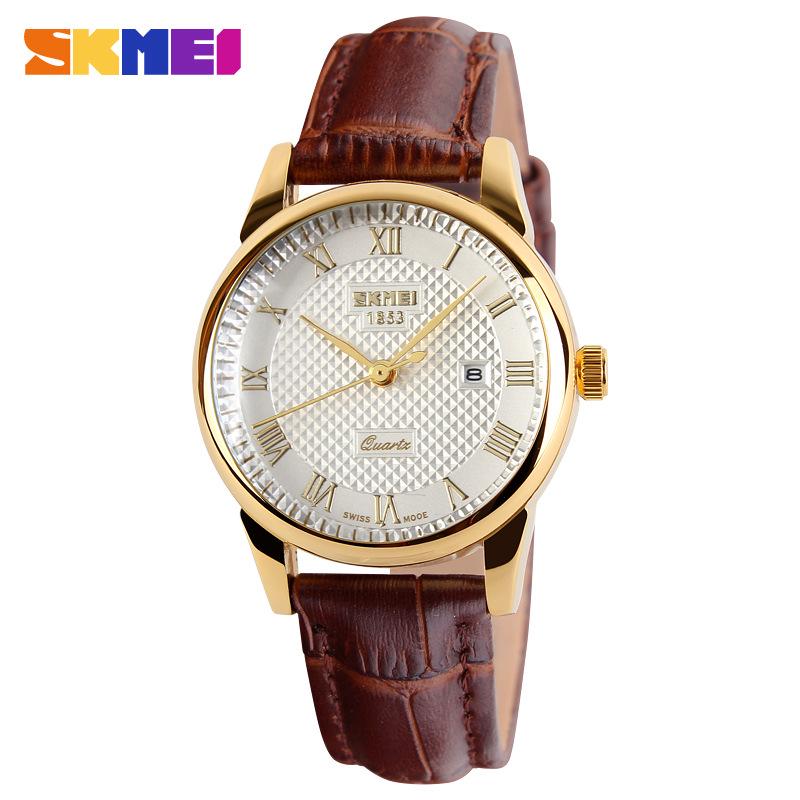 Shikemei Men's Casual Business Watch - Handsome, Elegant, Trendy, Waterproof with Single Calendar; Ideal for Men and Couples.