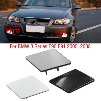 Para BMW Serie 3 E90 E91 320i 325i 330i 328i 2005-2008 Coche Parachoques Delantero Faro Lavaparabrisas Chorro de Lavado Boquilla Tapa Tapa