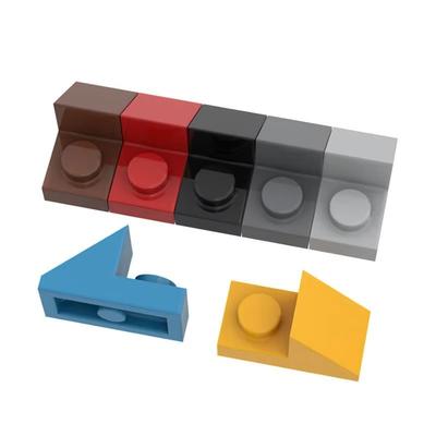 10PCS 92946 Slope 45° 2 X 1 with 2/3 Cutout Block Moc Color Compatible with Brick DIY Children's Toy Assembly