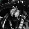 CHINGLAY Brake Fluid Reservoir Cap: Front & Rear Compatible with