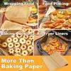 Set of 50 Pre Cut Parchment Baking Paper 15.24×20.32cm UnbleachedNon Stick Half SheetBaking CookingGrilling AirFryer Accessories