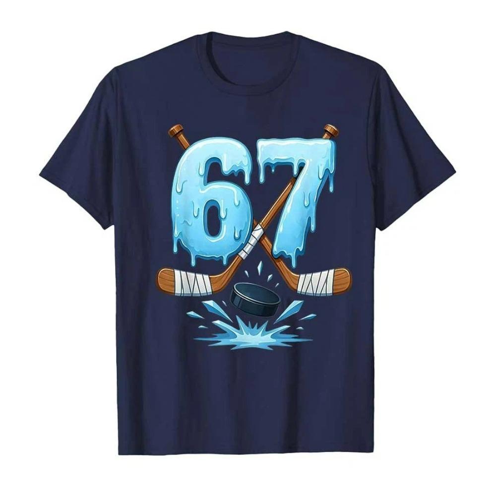 Sommer Mode 6 7 Print T-Shirt Herren Kurzarm Harajuku High Street Mode T-Shirt Mann Damen Sommer Oberteile