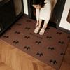 Retro New Year Style Red Festive Pony Group, Soft Entrance Floor Mat, Plush Table Pad, Easy To Clean and Durable, Door Mats