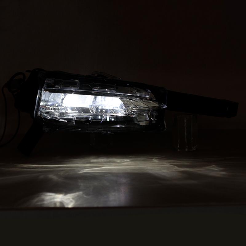 1Set For Lexus NX200T NX300 2018 2019 Car Front Bumper Fog Lamp DRL Daytime Running Drive Light Foglight Foglamp
