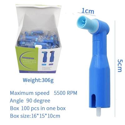 100pcs/box Dental Disposable Prophy Angles Cup Polishing Cup Fit Universal/ Straight Low Speed Handpieces