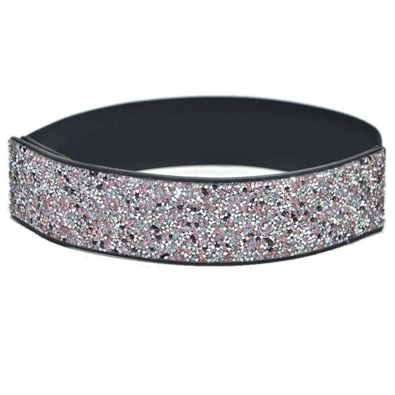 Rhinestone Stylish Waistband For Women Featuring Smooth Closure And Fashionable Colors