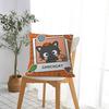 Cute cartoon art chibi cat c-Chococat    Pillow Cover  Bedroom Wild Party Decor Pillowcase kid Birthday shower Gift