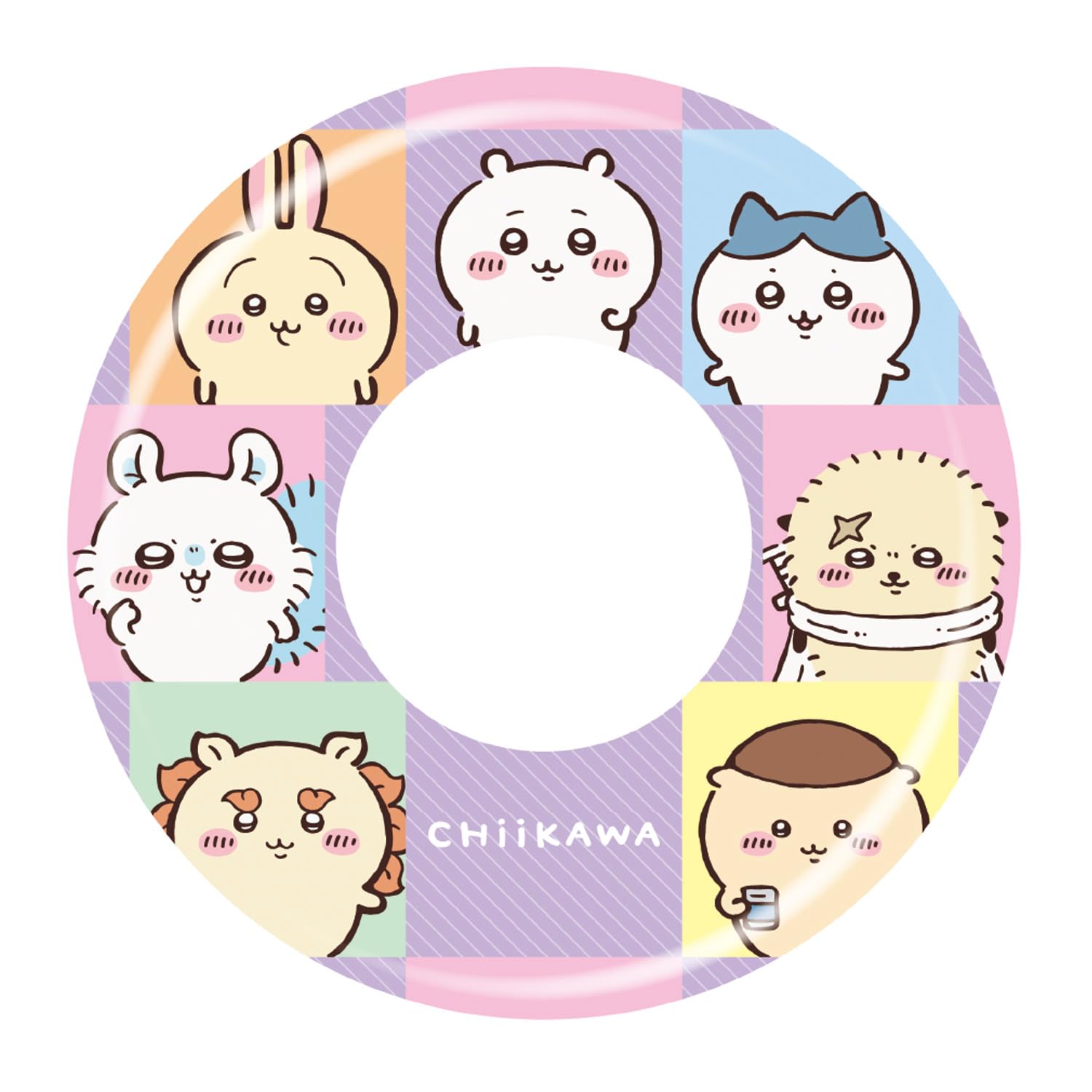 Maruka Chiikawa 70cm Inflatable Ring for Water and Beach Use Play, Pool, (Item No. 177801)