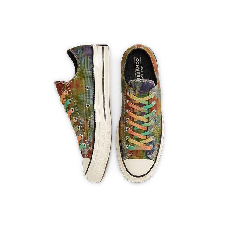 Chuck 70 Converse Basse 'Glen Plaid Tie Dye' 168879C
