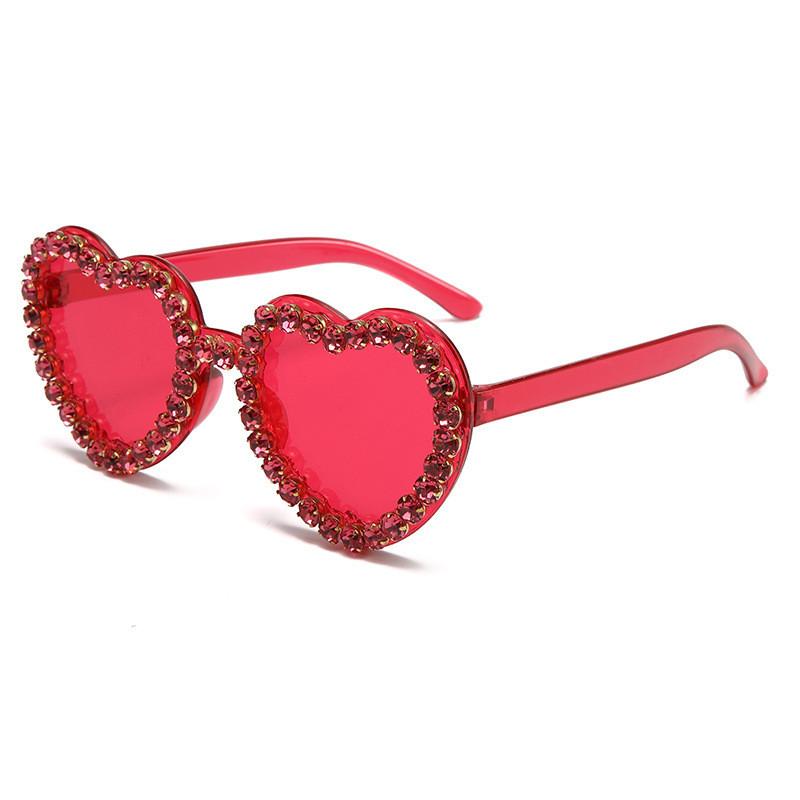 Fashion Heart Shaped Sunglasses For Women Men With Pc Frame Autumn