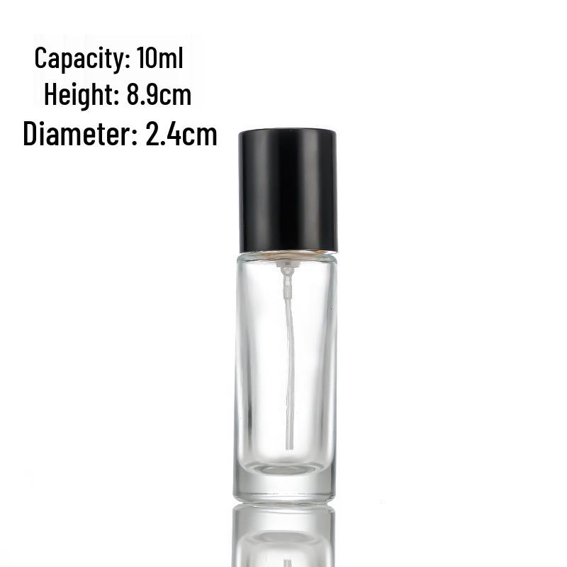 10mL Glass Perfume Spray Bottle - Cosmetic Sample Decanter