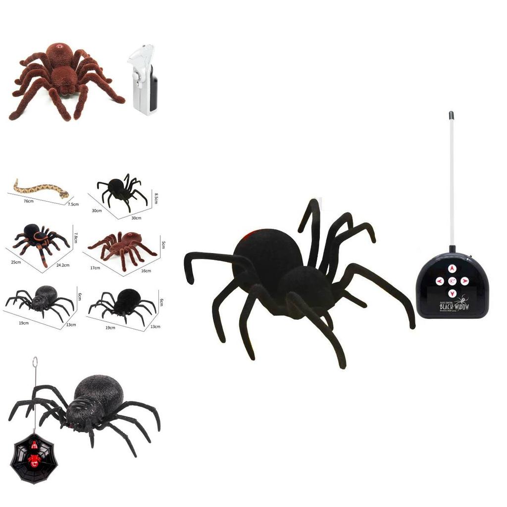 Remote Control Spider Toy With Plastic Material For Kids Age 7 To 14