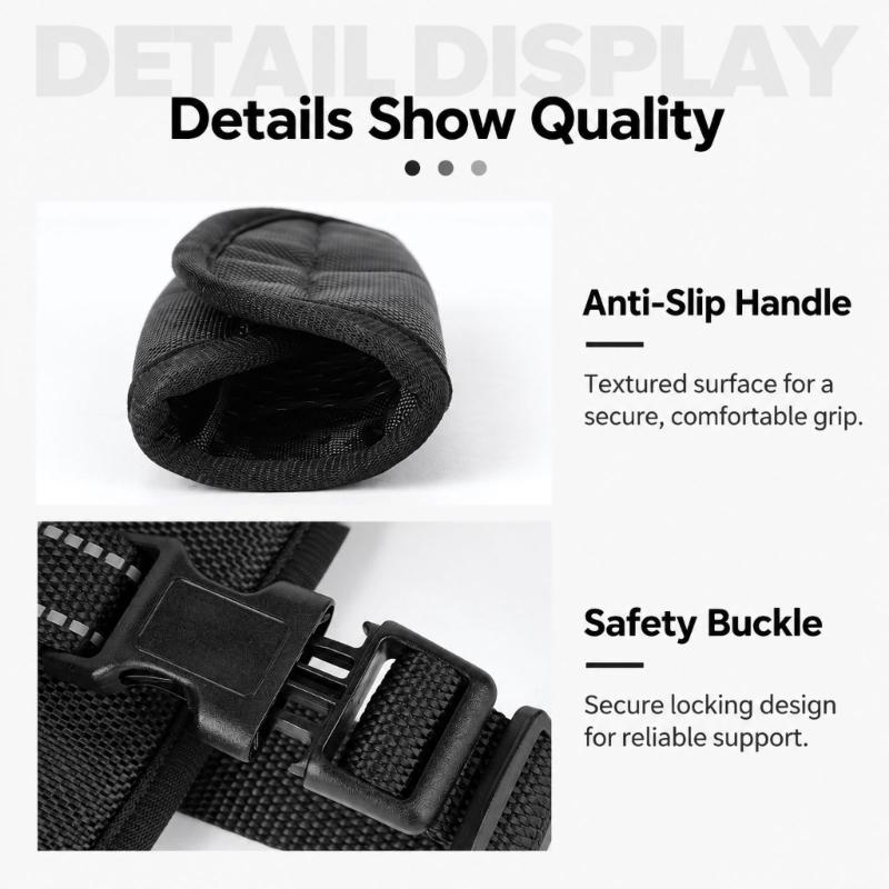Dog Support Wrap for Senior Dogs with Sliding Fit Controls, Soft-Lined Chest Panel, and Two Handles for Guided Short Walks