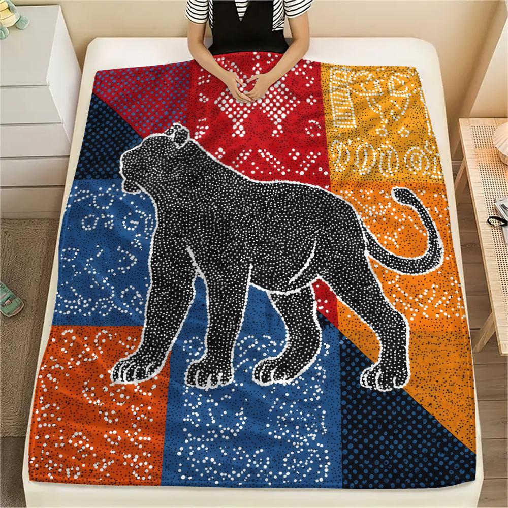 

1 шт. Фланелева ковдра з мультяшним принтом, Висока якість, Зручна для всіх сезонів, Декор для дому, Тепло та затишок, Ідеальний подарунок на Різдво, День народження 80cm x 120cm