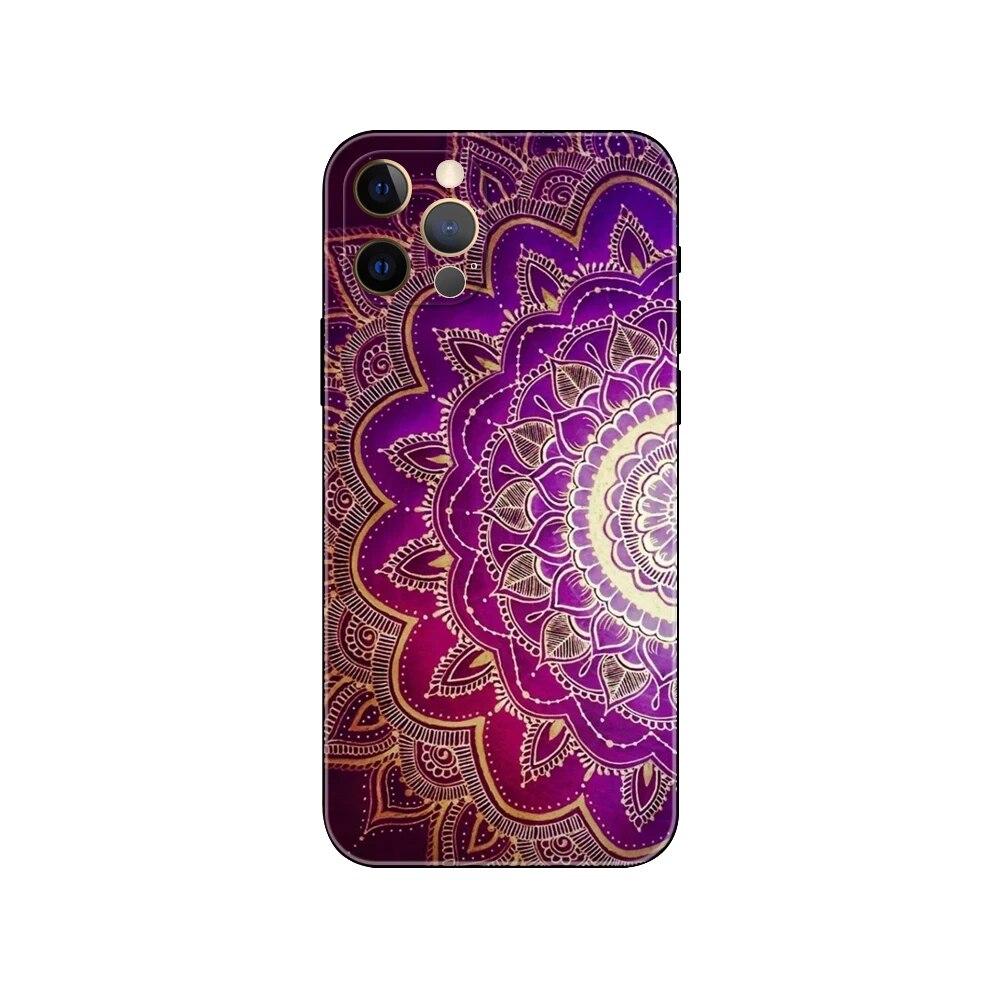 Husă de telefon cu artă cerc pentru iPhone Samsung Galaxy Redmi Xiaomi Oppo OnePlus Note SA 7 8 9 10 11 12 13 14 20 21 22 23 53 54 Pro Max Plus Ultra TPU moale