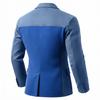 Frühling Herbst Herren Patchwork Blazer Mode Anzugjacke Hohe Qualität Schlank Lässig Blazer Mäntel Mann