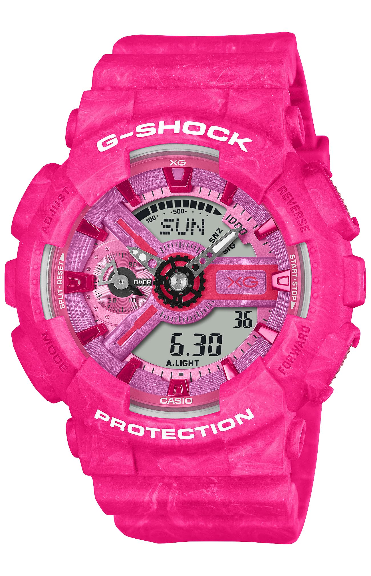 XG Collaboration Model Environmentally Friendly Pink [Casio] G-Shock Watch, Materials, GMA-S110XG-4AJR, Women s,
