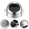 Silver Vent Cap Stainless Steel Windproof Hemispherical