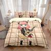 Anime Spy Family Bettwäscheset Lloyd Forger/Anya Forger Bettbezugset und Kissenbezüge für Jugendliche Einzel-/Doppelbett