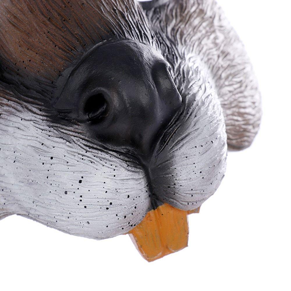 3D Halloween Squirrel Mask Realistic Funny Animal Half Face Mask Elastic Strapy Breathable Halloween Cosplay Mask Christmas