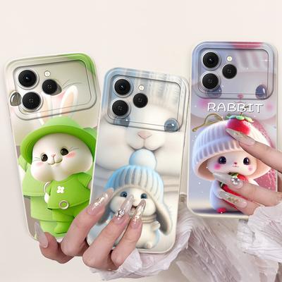 For Tecno Spark 40 Case Popular Cartoon Space Soft Silicone Camera Protection Phone Cover For Tecno Spark 40C Spark40 4G Housing