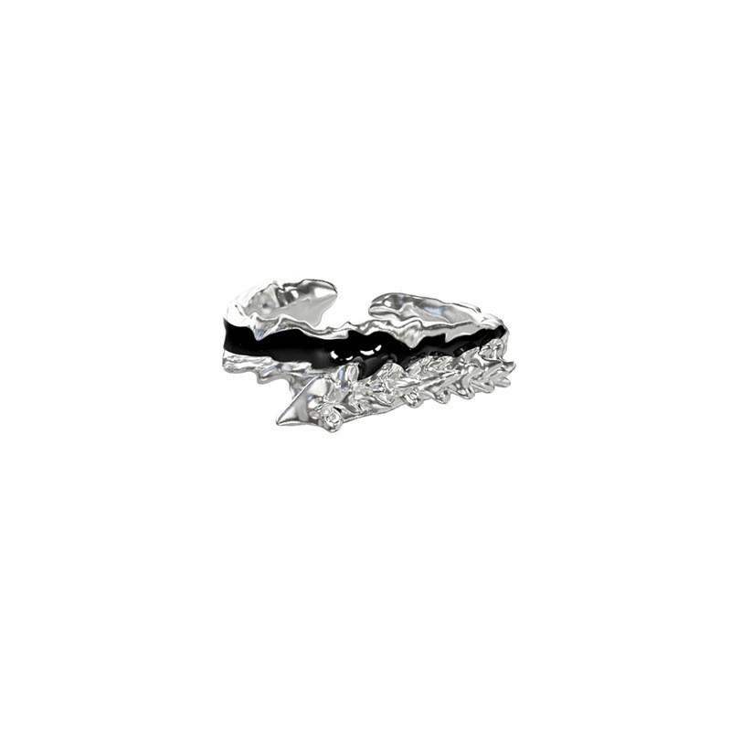 Fashionable Copper Chic Ring For Women With Unique Geometric Design Openfinger