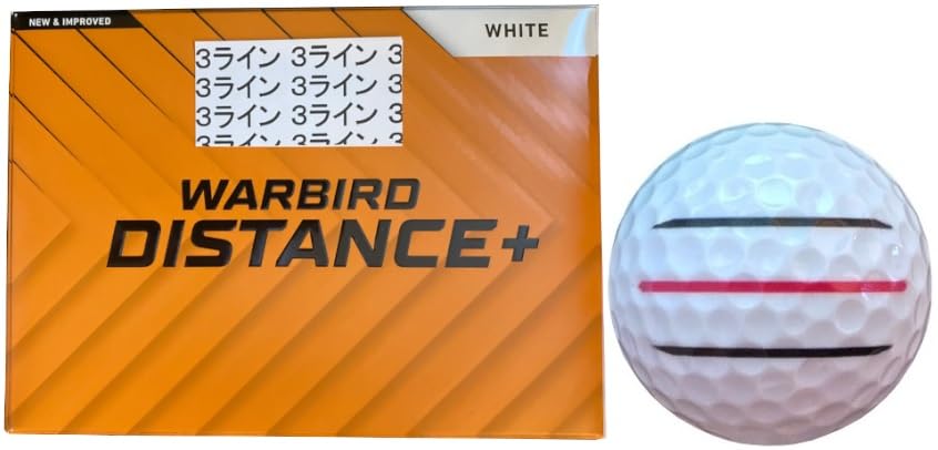

Golf Callaway WARBIRD 25 Model 1 3 [Happiraki Line] Distance+ (White Dozen, Lines) белый