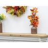 Decorazione Tavola Ikebana con Foglie d'Acero Autunnali