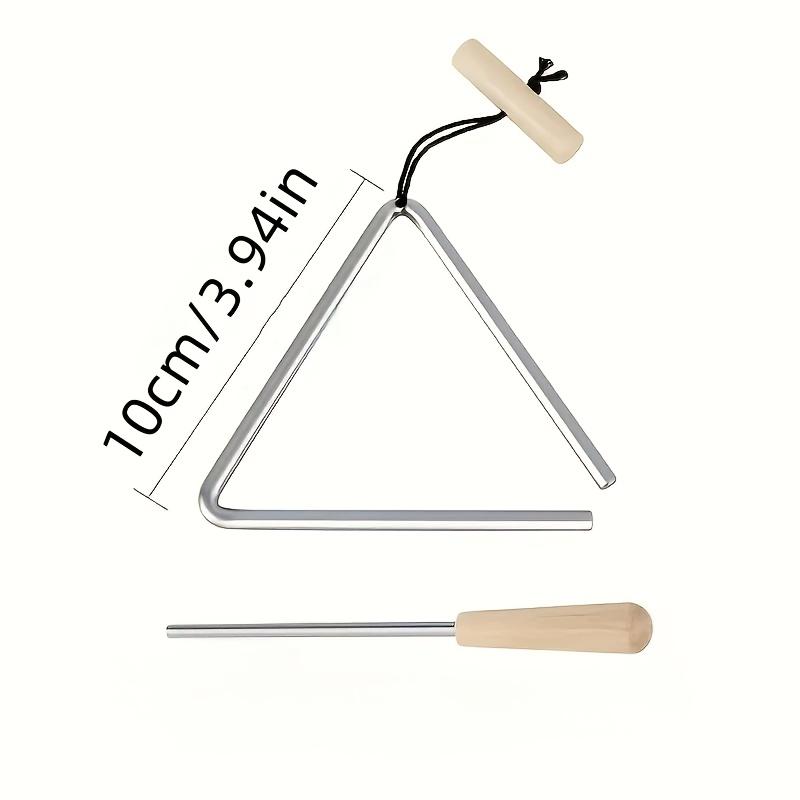 1pc Professional Triangle Instrument Set, Fun Percussion Musical Tool with Beater | Handheld Design for Music Performance
