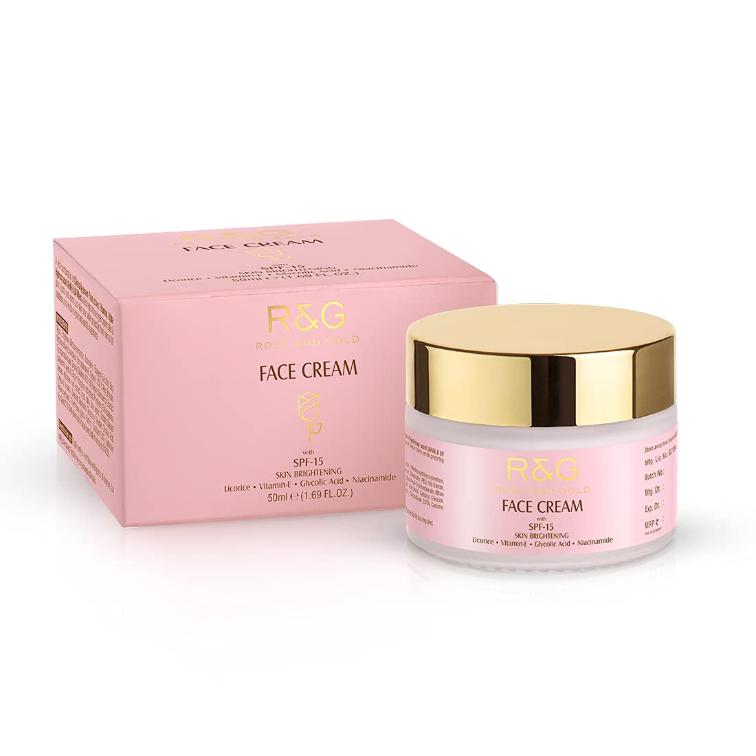 

VASU R&G Skin Brightening Face Cream SPF-15 50 Ml Pack of 1 For Hyperpigmentation Dark Spots