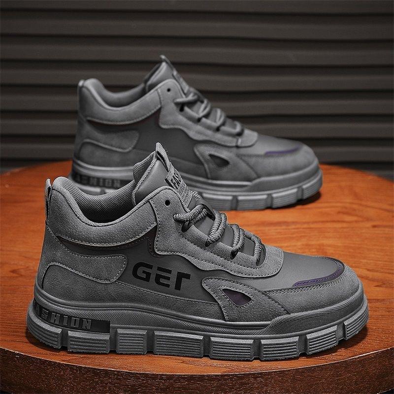 

Мужская обувь осень новая работа на стройке альпинизм трудовая страховка обувь мужская повседневная спортивная высокая берца рабочая обувь ботинки Мартин 44