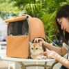 Cat bag, shoulder go out, portable pet backpack, shoulder breathable, side open, large space foldable pet bag
