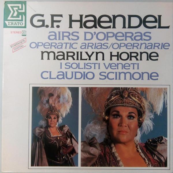 

LP Record MARILYN HORNE, I SOLISTI VENETI, CL - G.F. Haendel, Airs D Operas NUM75047 Erato 1983 France Classical Used