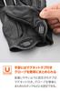 Daytona Motorcycle Leather Smartphone Partial 61734 Gloves, (Goat Leather), Winter, Summer, Fall, Spring, Compatible, Zippered, Fit, Black, XL,