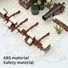 MOC Schneebedeckte Militärbasis Bausteine Militäraußenposten Blöcke Spielzeug für Jungen DIY Konstruktionsspielzeug Kompatibel mit Klassischen Steinen