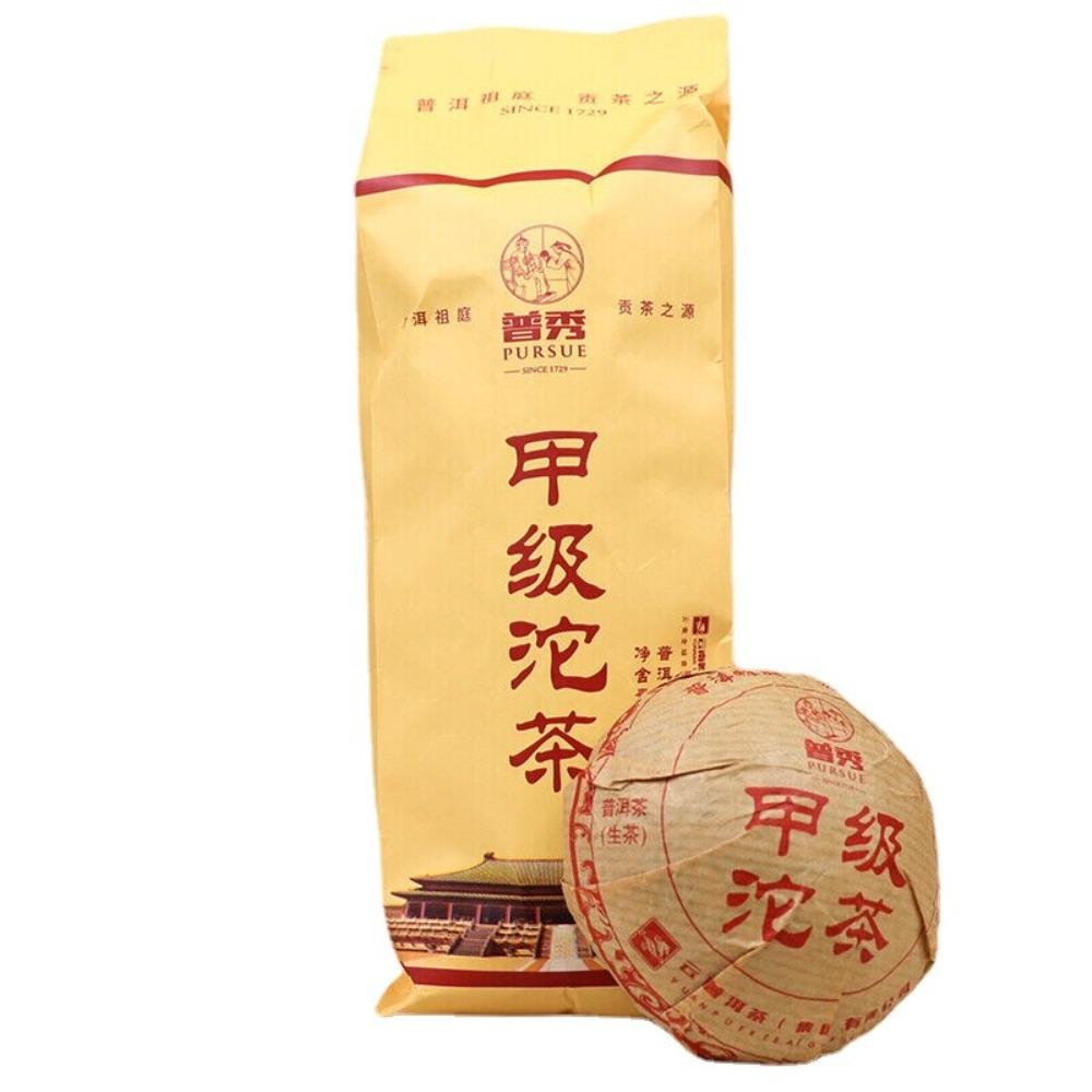 JIA JI TUO CHA Menghai Ripe Pu-erh Tea Cake Organic Puer 500g