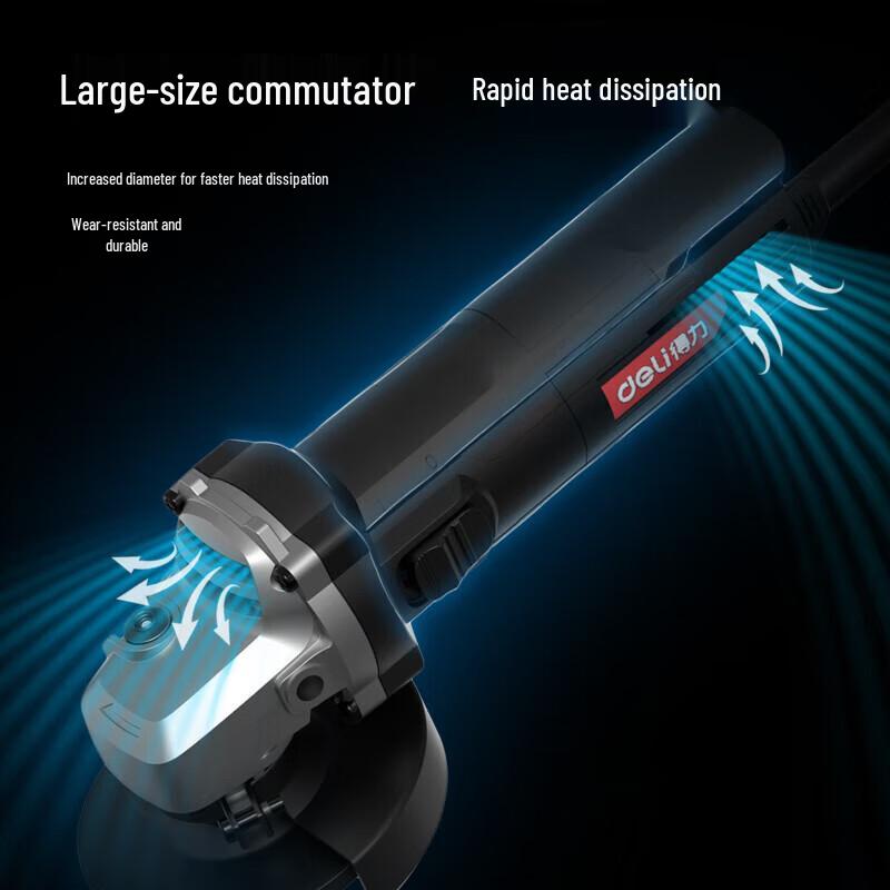 Deli 890W Red Core Series Angle Grinder CN plug (adapter included)