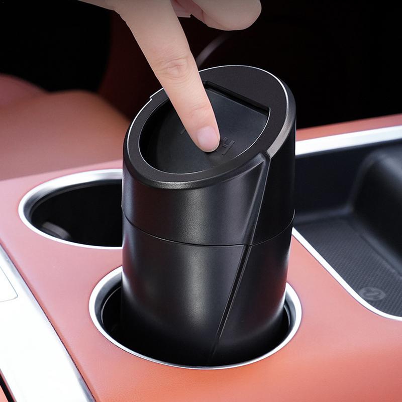 Automotive Cup Holder Car Trash Can Tiny Trash Can Cup For Auto Portable Vehicle Cup Holder Car Trash Can For Bedroom Home Truck