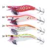 4Pcs Saltwater Hook Glowing Soft Prawns Fishing Lures Shrimp Fishing Tackle for Freshwaters Saltwater Fishing Baits