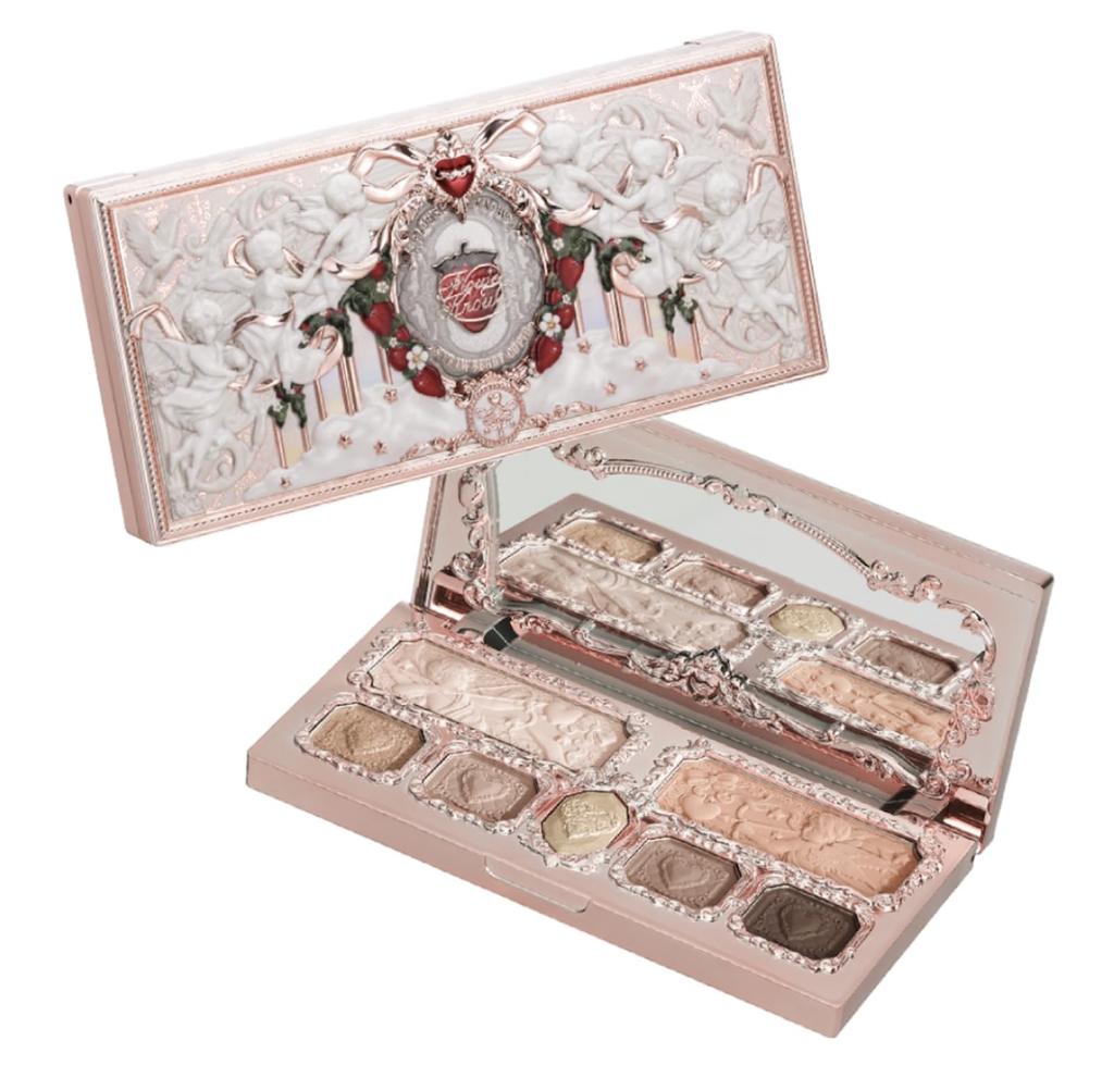 Flower Knows Flower Nose Strawberry Cupid Series Strawberry Cupid Collection Makeup Palette Honey (01 Canelé, 14g)