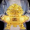 Resin Wealth Gathering Treasure Pot Ornament Living Room Home Decoration Piggy Bank Ornament Decoration Home Decor