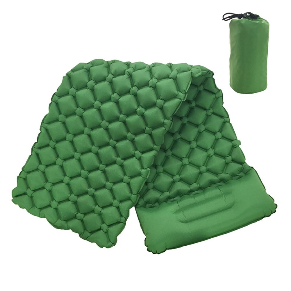 Outdoor Inflatable Mat TPU with Pillow  Bed for Camping Beach Sleeping