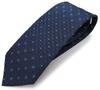 Michiko London Brand Made in Floral Jacquard Small Pattern Navy x Necktie, Japan, 100% Silk, Weave, (Pattern A Green)