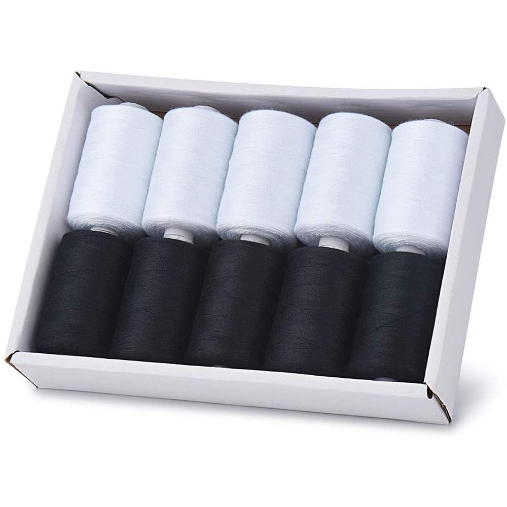 10pcs Household Sewing Thread Colorful Repair Tool Polyester Thread Manual Embroidery Machine DIY Sewing Accessories